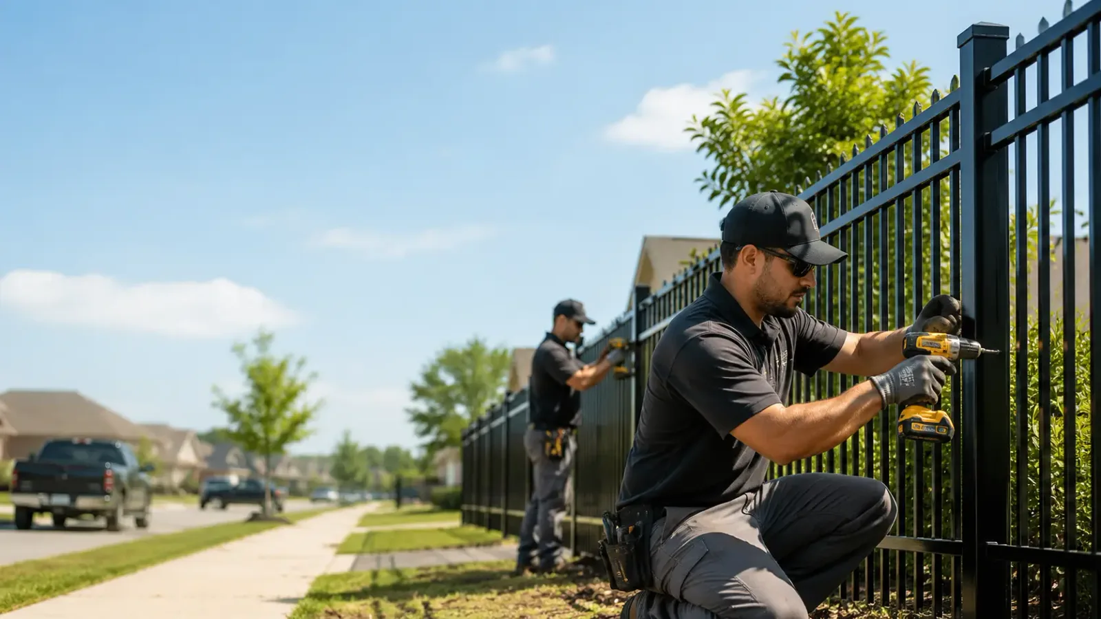 Metal Fence Installation in Cleburne, TX